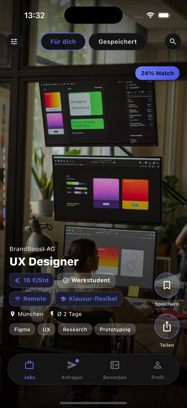 winna-App: UX-Designer-Job bei BrandBoost AG