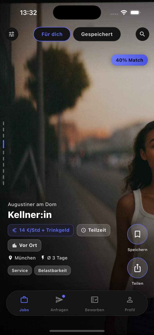 winna-App: Kellner-Job bei Augustiner am Dom